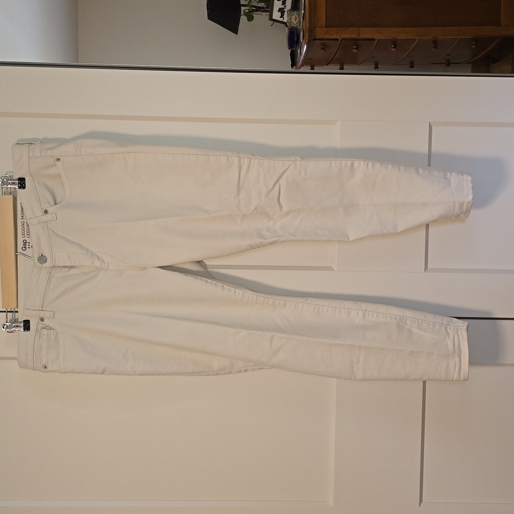 GAP Cream Slim Legging Jeans for Women